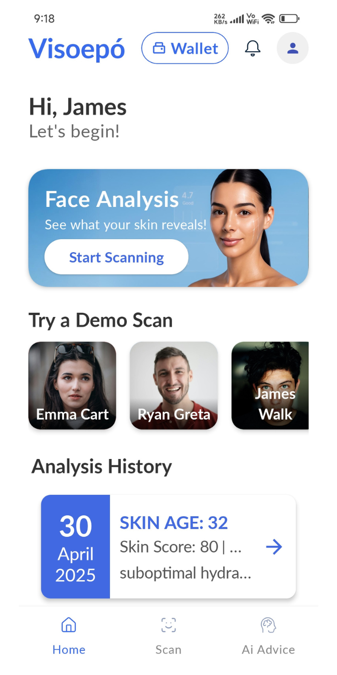 Visoepó App Screenshot